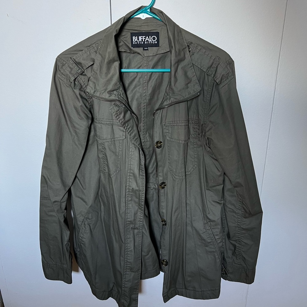 Olive Green Utility Jacket